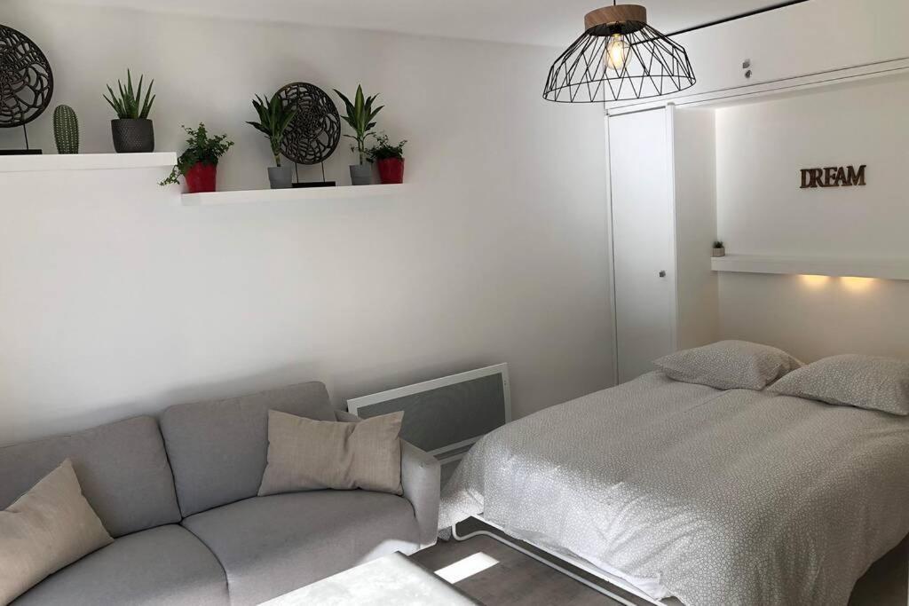 Grand Studio Cabine 30 M² Centre Ville, Refait A Neuf Pour Vous ! Climatise La Grande-Motte Eksteriør bilde