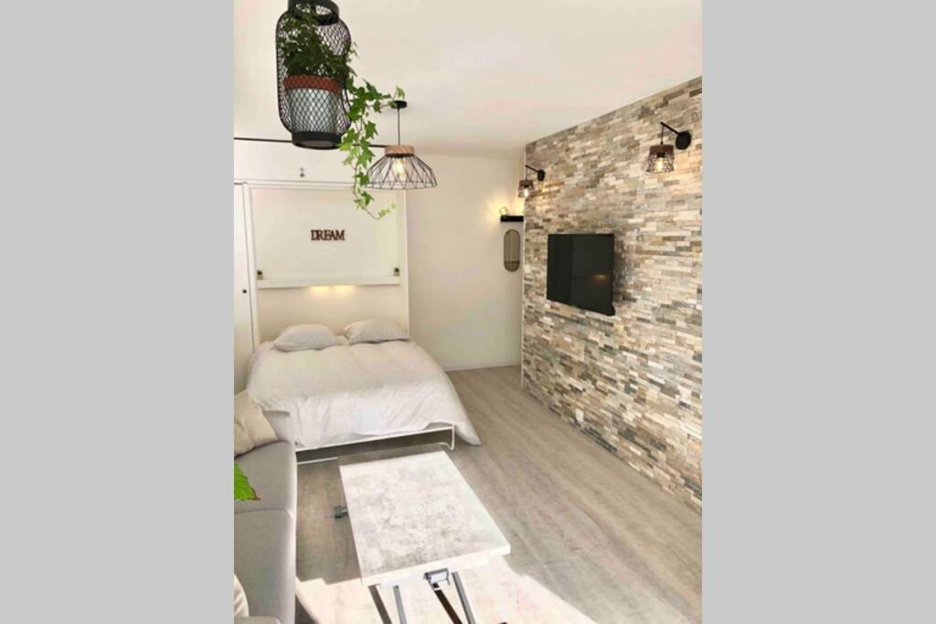 Grand Studio Cabine 30 M² Centre Ville, Refait A Neuf Pour Vous ! Climatise La Grande-Motte Eksteriør bilde